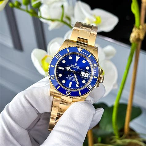 rolex blue gold submariner review|blue Rolex Submariner for sale.